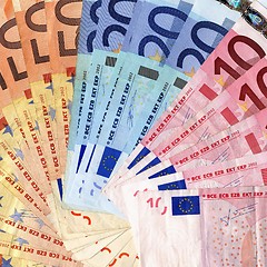 Image showing Euro notes