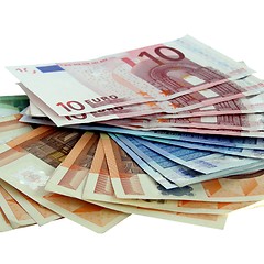 Image showing Euro notes