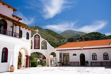 Image showing Entrance to monastery