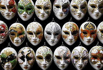 Image showing venetian masks