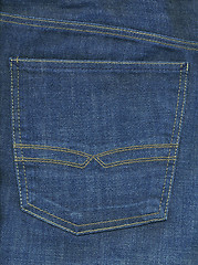 Image showing Jeans backpocket XXL image