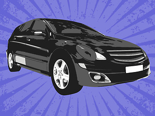 Image showing Vector car