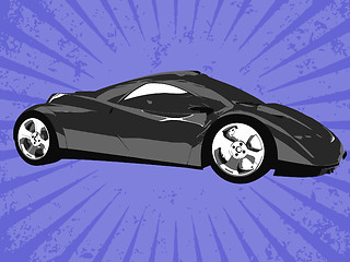 Image showing Vector car