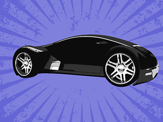 Image showing Vector car