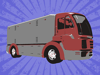 Image showing Vector truck