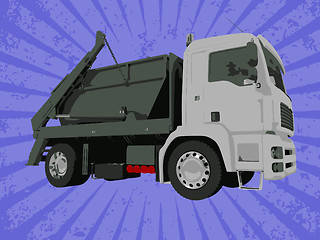 Image showing Vector truck