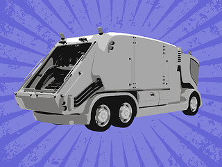 Image showing Vector truck