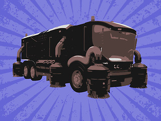 Image showing Vector truck