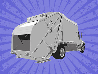 Image showing Vector truck