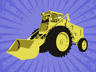 Image showing Vector construction truck