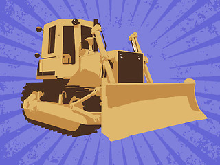 Image showing Vector construction truck