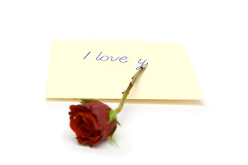 Image showing Love letter