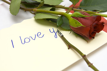 Image showing Love letter