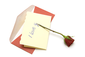 Image showing Love letter