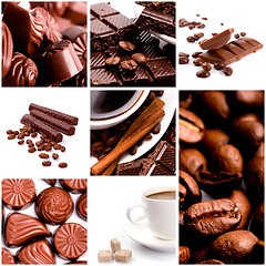 Image showing coffee and chocolate