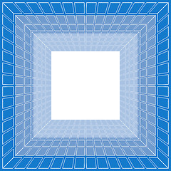 Image showing Blue Backdrop, blank