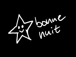 Image showing bonne nuit