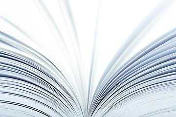 Image showing Close up of a open book