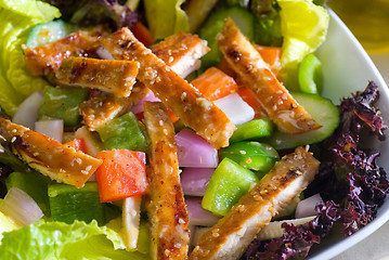 Image showing sesame chicken salad