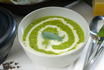 Image showing spinach soup