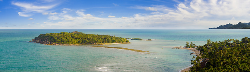 Image showing bird view on koh samui