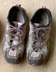 Image showing Used Sport Shoes