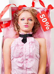 Image showing Doll with sale