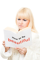 Image showing Blond want to be beautiful