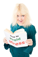 Image showing Happy woman know how to avoid stress