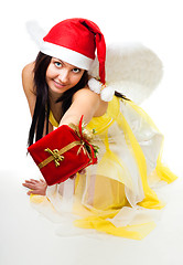 Image showing Angel give you a present