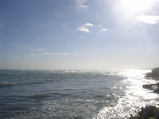 Image showing Morning at the Atlantic Ocean