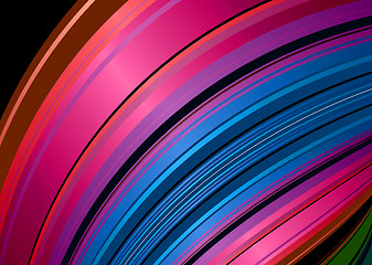 Image showing rainbow shell background