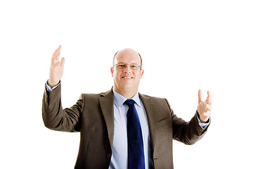 Image showing Happy and successful business man