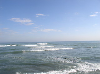 Image showing Ocean and sky