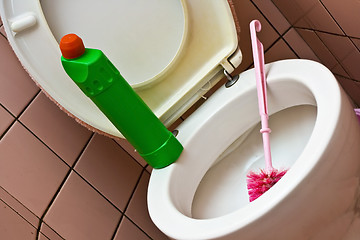 Image showing Dirty toilet