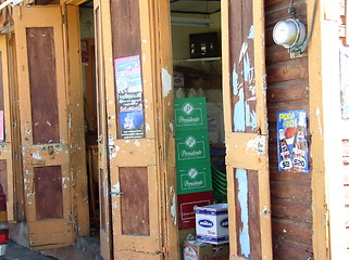 Image showing Caribbean corner store