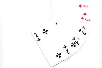 Image showing abstract scene game of poker