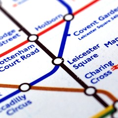 Image showing Tube map of London underground