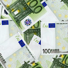 Image showing Euro notes