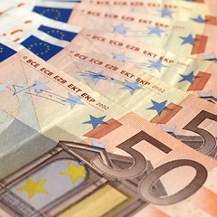 Image showing Euro notes