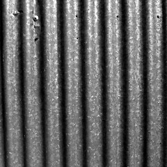 Image showing Corrugated steel