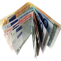 Image showing Euro notes