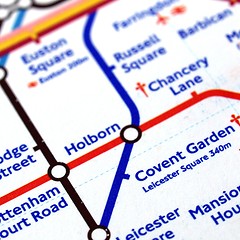 Image showing Tube map of London underground