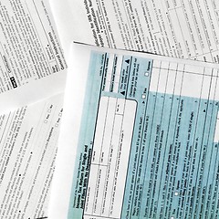 Image showing Tax forms