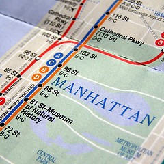 Image showing New York subway map