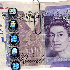 Image showing Pounds notes