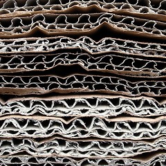 Image showing Corrugated cardboard