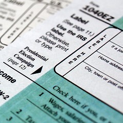 Image showing Tax forms