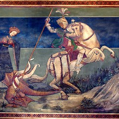 Image showing St George killing the drake