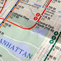 Image showing New York subway map